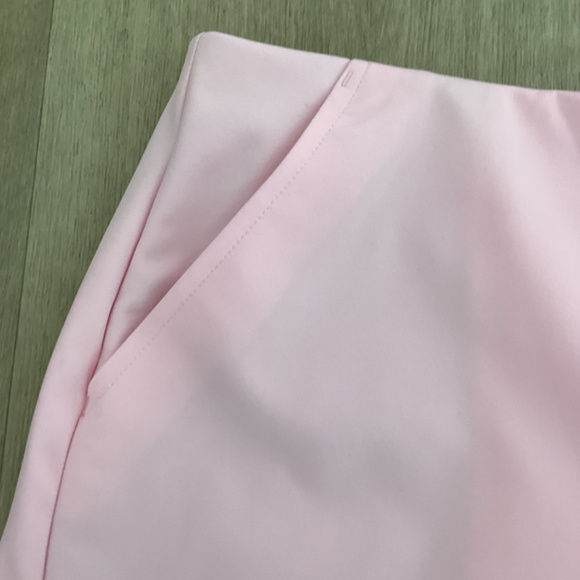 NEW POLO GOLF Ralph Lauren Flounce Solid Pink Ruffled Skort Skirt Womens Sz S - Picture 5 of 11